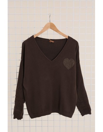 Pull EMILY (chocolat)
