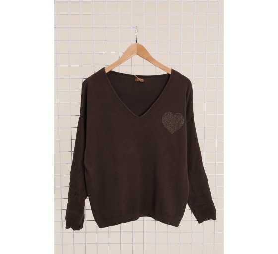 Pull EMILY (chocolat)