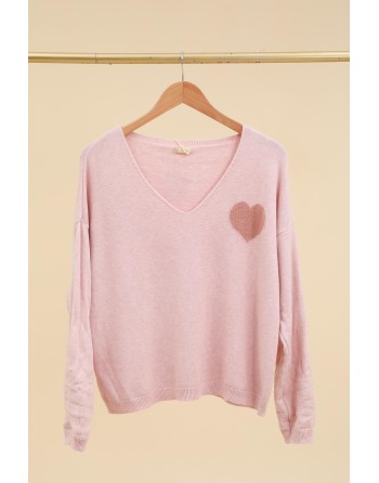 Pull EMILY ( rose poudré)