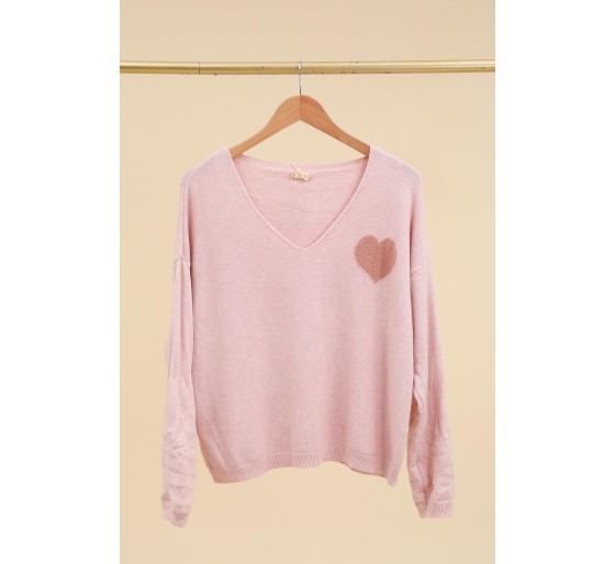 Pull EMILY ( rose poudré)