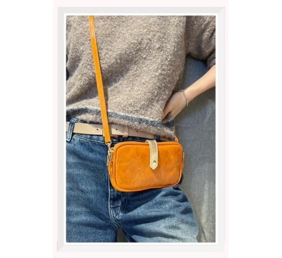 Sac bandoulière LOUNA 100% CUIR