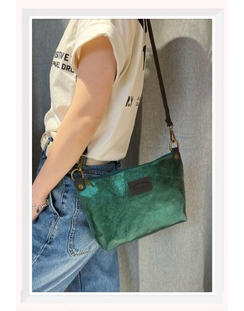 Sac ELISA 100% CROUTE CUIR DE VACHETTE