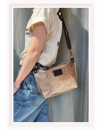 Sac ELISA 100% CROUTE CUIR DE VACHETTE