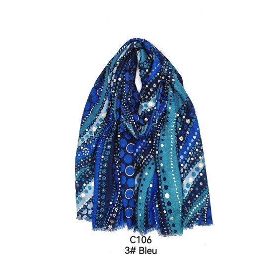 Echarpe SERPA bleu