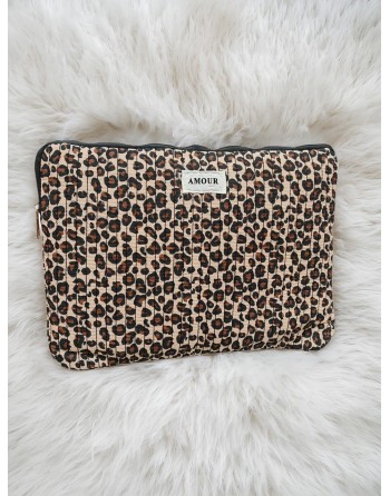 Pochette d'ordinateur matelassée
