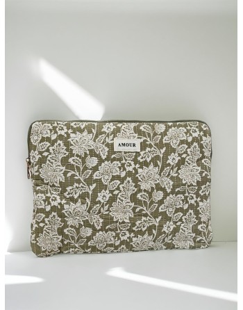Pochette d'ordinateur matelassée